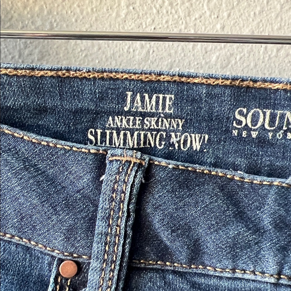 Ripped Indigo Skinny Jeans - Picture 4 of 7